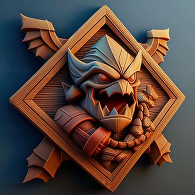 3D model Skylanders Trap Team game (STL)